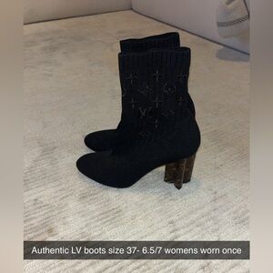 Louis Vuitton boots. Size 37 worn twice. Loved them when I bought them